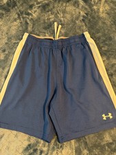 Youth kids boys under armour shorts blue large