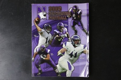 2005 Northwestern Football Media Guide Program Wildcats Big Ten College Sports