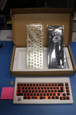 Silver CA66 Custom Mechanical Keyboard Kit (See description)