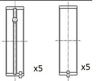 Fai Autoparts Kurbelwellenlager BM1069-STD Passend FüR Nissan Opel Renault