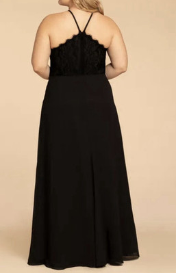 Hayley Paige Formal Dress W715, Size 20, Black | eBay