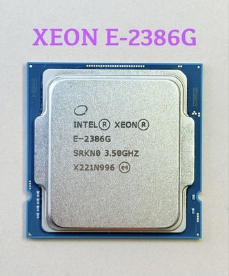 Tested  High-performance CPU  AVX512 compatible  Intel Rocket Lake Xeon E-2386G