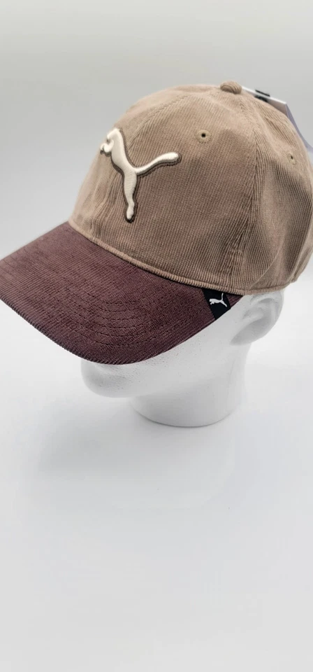 Gorra de béisbol para hombre PUMA marrón oscuro y tostado, correa con logotipo de Puma Lg Foto 4 de 4