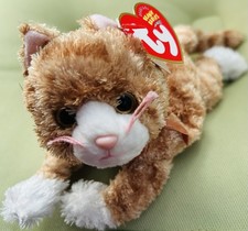 💕 Ty Original Beanie Babies Gypsy the Orange Cat DOB 08/24/2003 Retired 8”