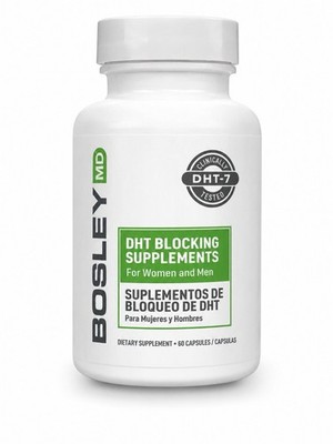 Bosley MD DHT Blocking Supplements 60 Caps Exp: 4/27 New & Sealed