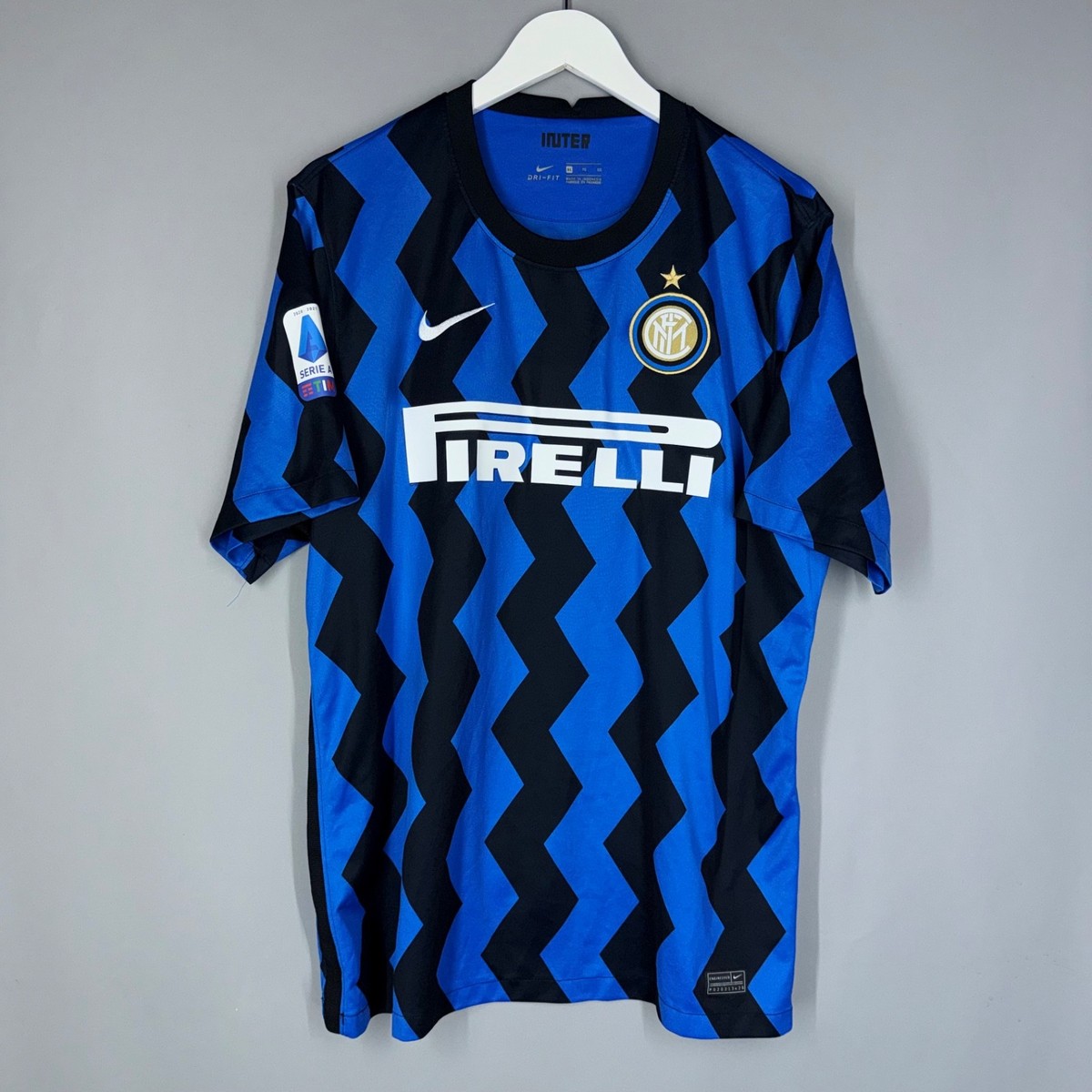INTER MILAN INTERNAZIONALE 2020 2021 HOME FOOTBALL SHIRT JERSEY