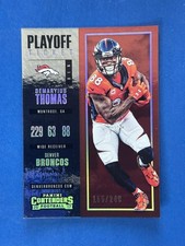 2017 Panini Contenders Playoff Ticket #65 Demaryius Thomas Denver Broncos #/249