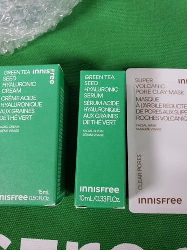 7er Set Innisfree Tasche, Tasse, Kosmetiktasche, Hautpflege Proben Neu Selten Exklusiv - Bild 5 von 18