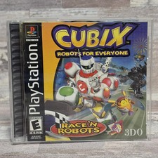 Sony Playstation 1 PS1 Cubix Robots For Everyone Tested Working CIB Complete 