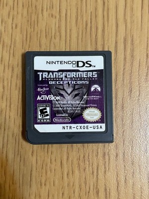 Nintendo DS Transformers: Revenge Of The Fallen Deceptions