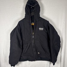 Berne Workwear Active Jacket Mens XL Black Full Zip Hooded OReilly Auto Parts 