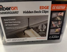 FIBERON ArmorGuard EDGE HIDDEN CAMO DECK FASTENERS CLIP 450pcs FOR GROOVED BOARD