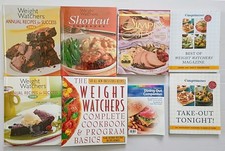 Weight Watchers Cookbook Lot Of 8 PointsPlus Dining Out Companion Quick Meals
