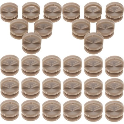  500 Pcs Curtain Hooks for Track System Pin Curtains Plastic Drapes