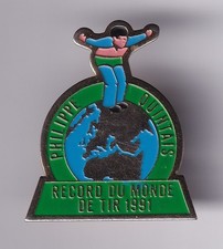 RARE PINS PIN'S .. SPORT PETANQUE JEUX DE BOULES TEAM PHILIPPE QUINTAIS 1991 ~GD