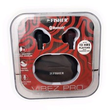 Fisher Vibez Pro Sound True Wireless Earbuds Black