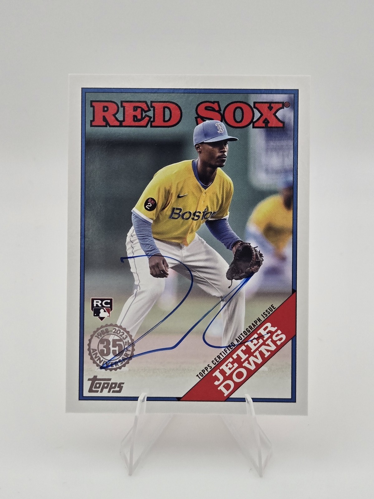 2023 Topps #88BA-JD Jeter Downs 1988 35th Anniversary Autographs
