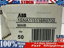 NEW Box of 50 ABB 1SNA115116R0700 Terminal Blocks