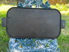 Vintage Wagner Ware Unmarked Cast Iron Griddle 17 inches