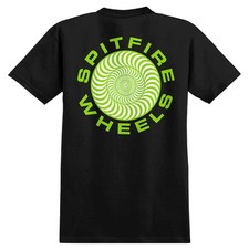 Camicia Spitfire Wheels Classic 87 Swirl Fill Nero/Verde/Bianco