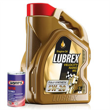 Lubrex 5w20 Fully Synthetic Engine Oil ACEA C5,API SN/CF-RC/CF 5L + Engine Flush 7.70 per litre