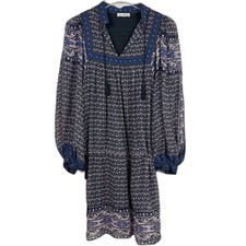 Ulla Johnson Reema Silk Dress Sz 4 Boho Ethereal Mini