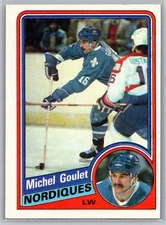 Michel Goulet 1984-85 Topps HOCKEY #129 Quebec Nordiques HOF