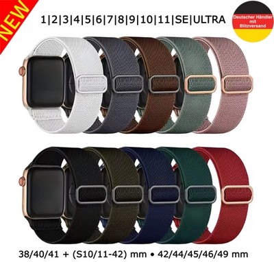 Uhrenarmband Nylon Loop für Apple Watch 1-7 8 9 10 11 SE ULTRA Sport Watch Uhr