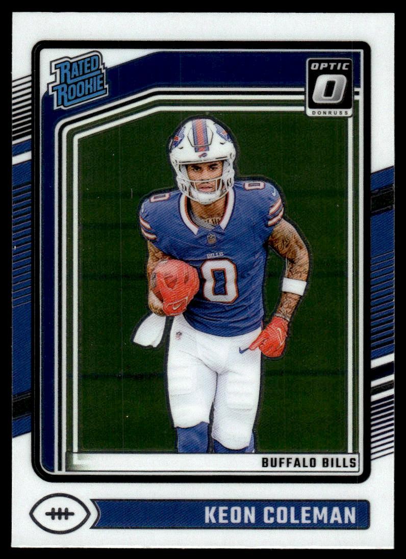 Keon Coleman Panini Donruss Optic #263 Base