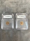 2 Graded Wheat Pennies 1919 And 1920.  Nice MS 64 RD for Both