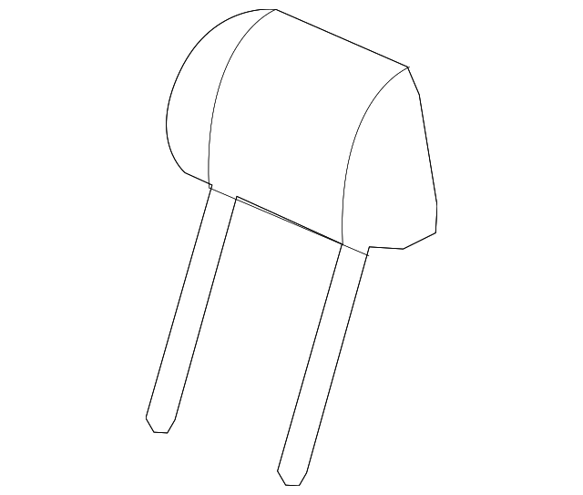 Genuine Honda Headrest Outer 81340-SZA-A01ZD