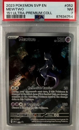 Mewtwo 052/Promo SV Scarlet & Violet Black Star Promo PSA 7 Holo 2023 Pokémon