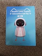 Double Laser Tracks Interactive Cat Toy Model M01 New In Box Ships Fast
