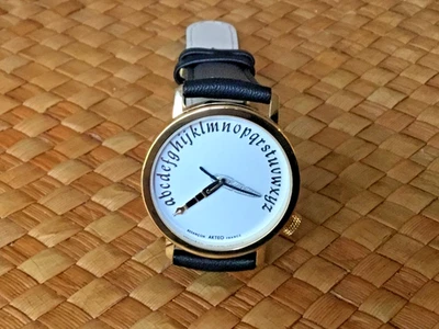 Akteo Womens Watch 29mm Art Palette Dial Blue Leather Strap France New Battery Akteo Watches for Women on Sale up to 90% Off: Poshmark main image 3