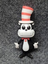 Cat in the Hat Dr Seuss Plush Flocked Figure ...