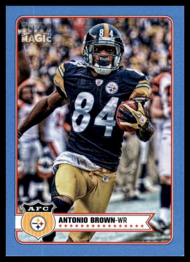 2012 Topps Magic - Antonio Brown #125 Mini Blue