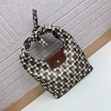 Champ Style Casual Floral Print Canvas Knot Shoulder Bag - Large Capacity Vintag