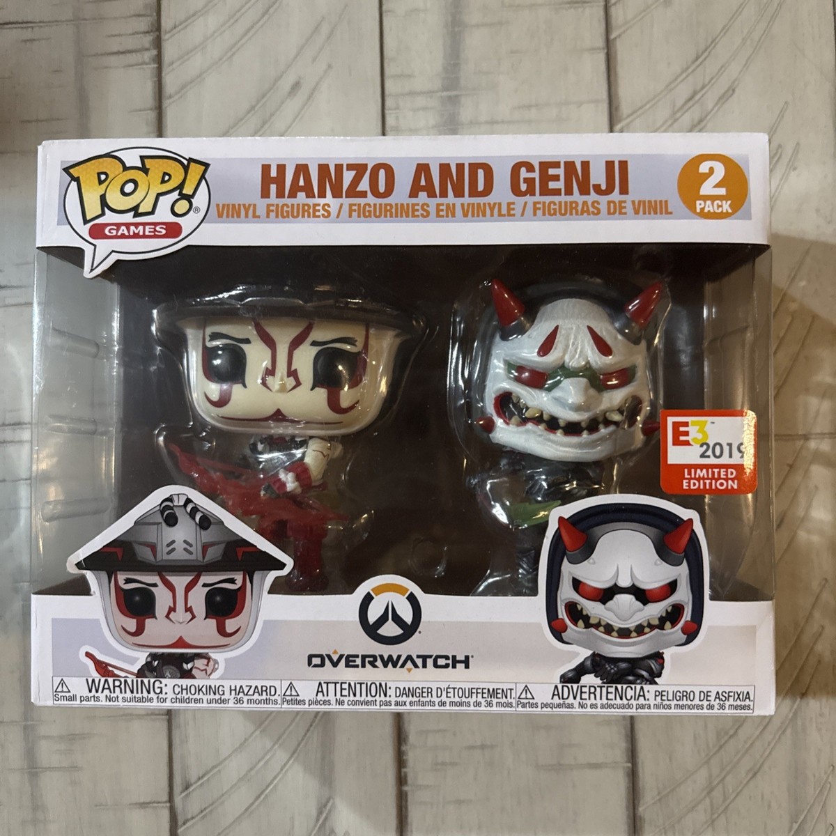 Funko POP! オーバーウォッチ ハンゾー ゲンジ 限定版 Amazon.com: Pop Funko Hanzo and Genji 2-Pack E3 2019 Limited