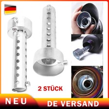 Produktbild - 2x 48mm Motorrad Auspufftopf Schalldämpfer DB Killer Exhaust Muffler Universal