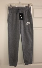 BOYS NIKE FLEECE SWEAT PANTS. STANDARD FIT SIZE Medium