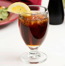 24 CASE 10.5 Oz Restaurant Clear Glass Stemmed Tea Water Beverage Goblet