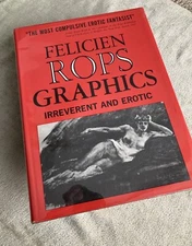 Erotic Art, Irreverent, Surrealistic, Graphic Art, Felician Ropps, 1969, VG.