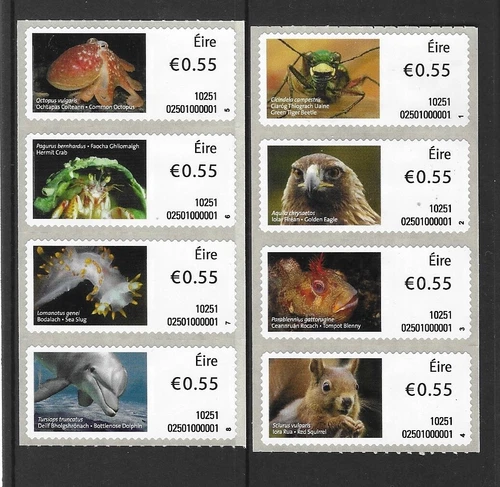 Ireland 2010 Irish Animals & Marine Life (1st Series) M9/M16 & FDC's