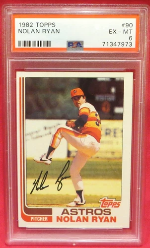 Nolan Ryan *PSA 6* 1982 Topps Baseball #90