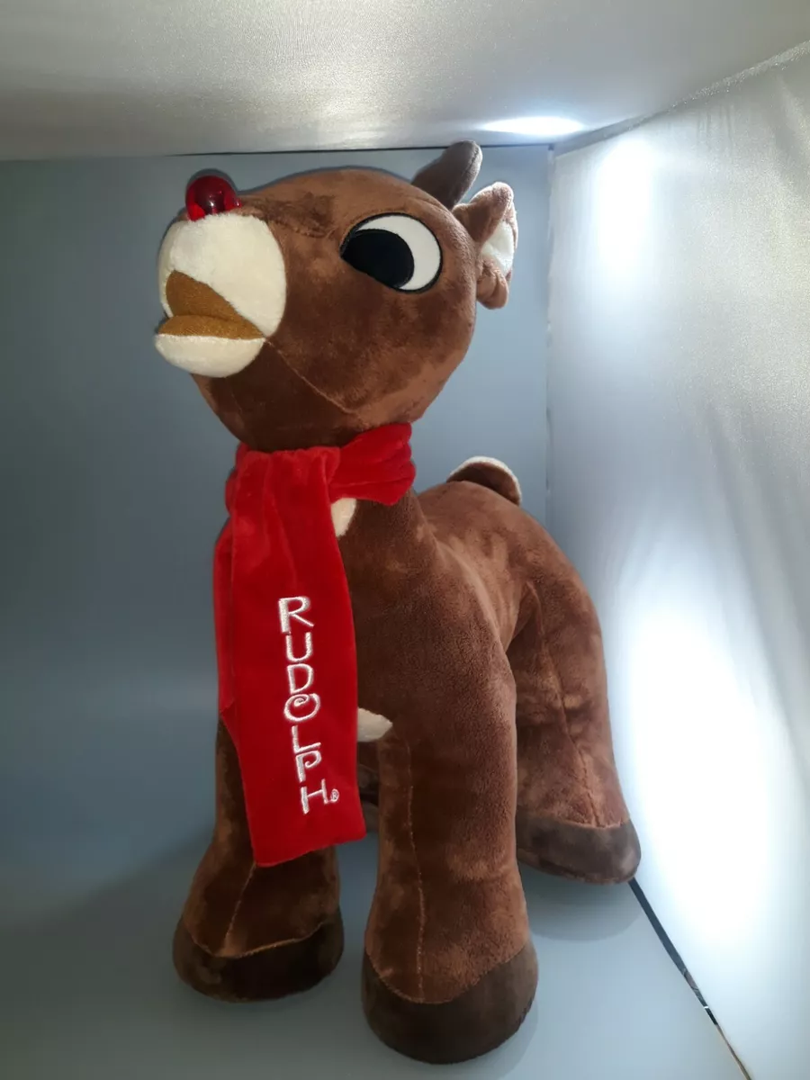 Giant rudolph stuffed animal deals