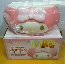 Canasta porta bebidas y patatas Sanrio My Melody McDonald's Japón en caja para coche
