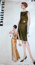 LOVELY VTG 1960s DRESS BUTTERICK Sewing Pattern 12/32