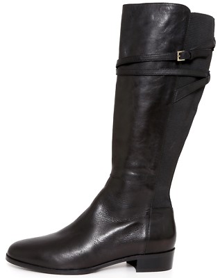 Bennet 'Denise' Black Leather Riding Boots Z111133* Size
