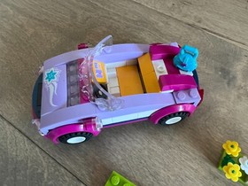 Lego Friends 41013 - Emma's Sports Car (2013) - Near Complete + Extra Parts