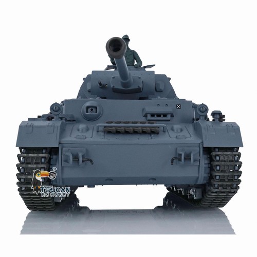 1/16 2.4G Henglong 7.0 Plastic German Panzer IV F2 RTR RC BB Shooting Tank 3859 - Picture 8 of 11